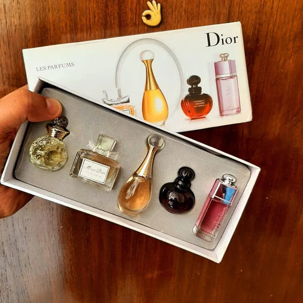 Original Gift Set Dior Perfume Set of 5 Pieces